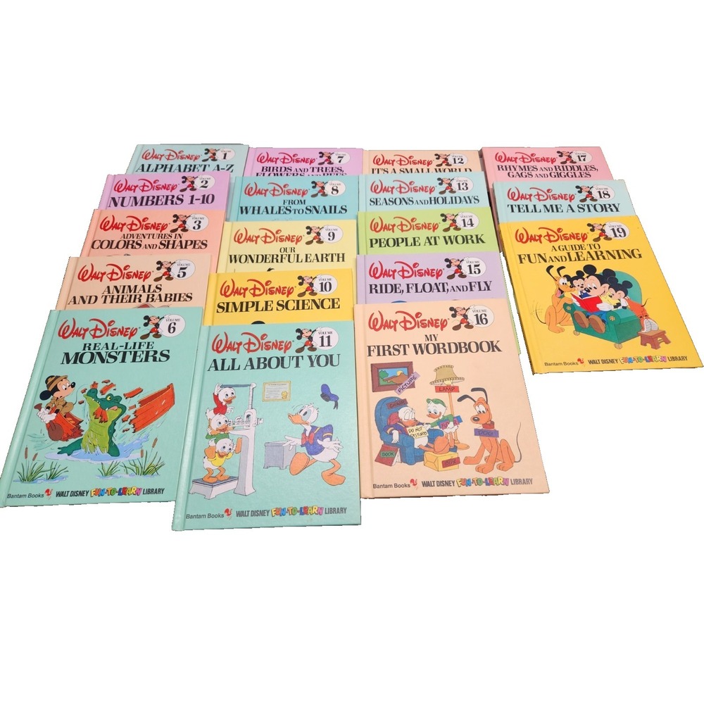 Walt Disney's Fun To Learn Library - Volume 1 to 19 - MISSING # 4 - 1989